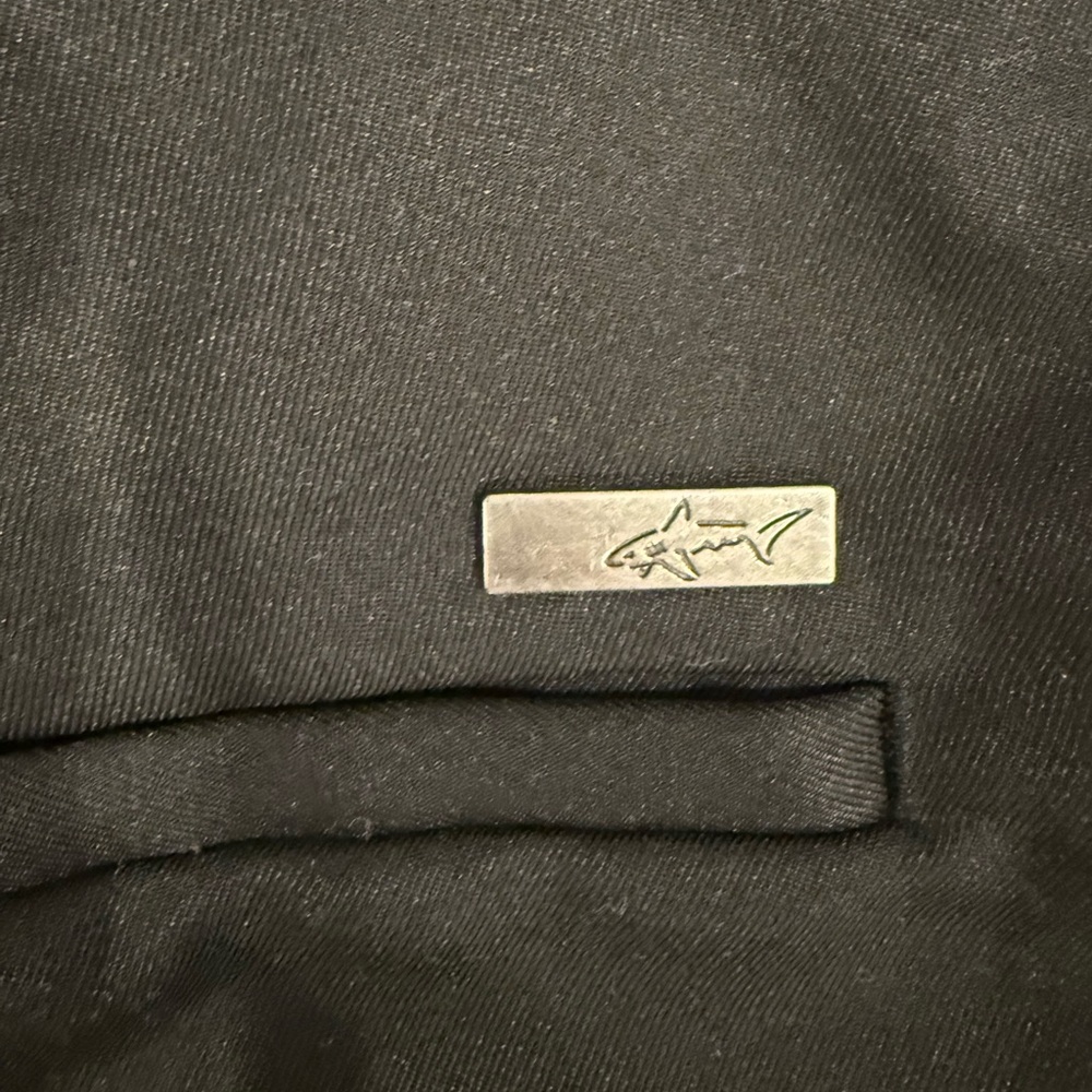 Black Greg Norman Five Iron Golf Pants Size 36W/32L - Picture 2 of 10